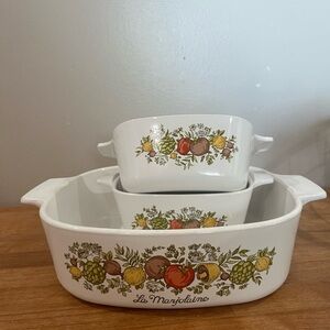 Vintage 70s ‘Spice Of Life’ La Marjolaine 3 Piece Set Made in USA